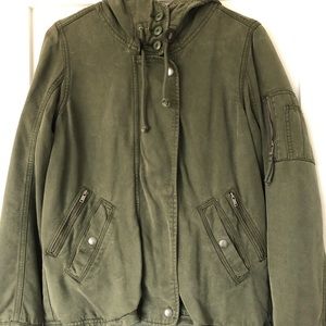 American Eagle Green Army Jacket Size Small